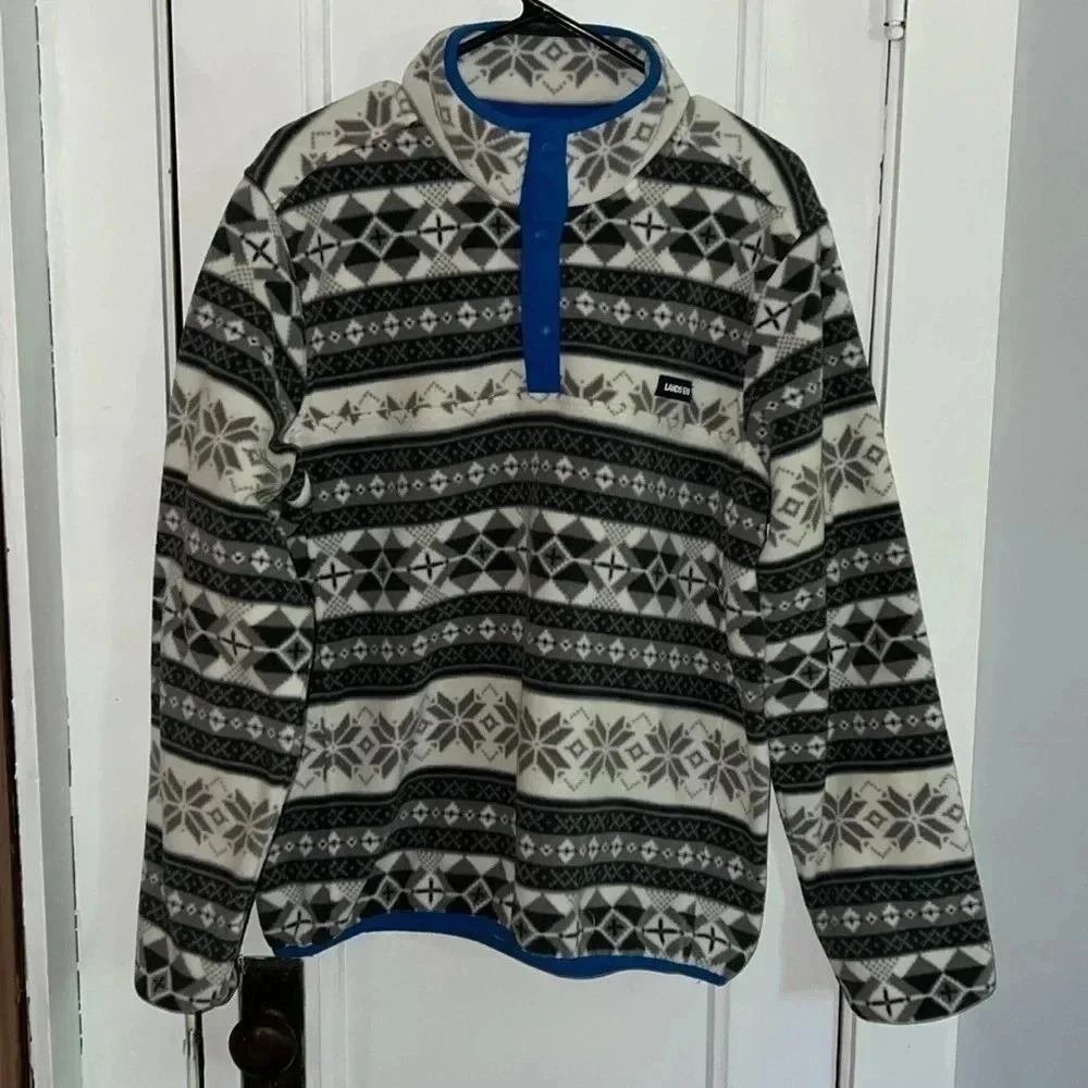 Lands End Unisex Fleece Pullover